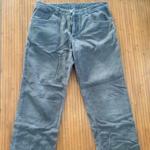 Men’s Grey Patagonia Corduroy Pants size 34
